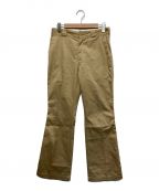 TOGA ARCHIVES×Dickiesトーガアーカイブス×ディッキーズ）の古着「Flare pants Dickies SP」｜ベージュ