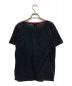 Saint Laurent Paris (サンローランパリ) LOVE Tシャツ ブラック×ピンク サイズ:SIZE S：7000円
