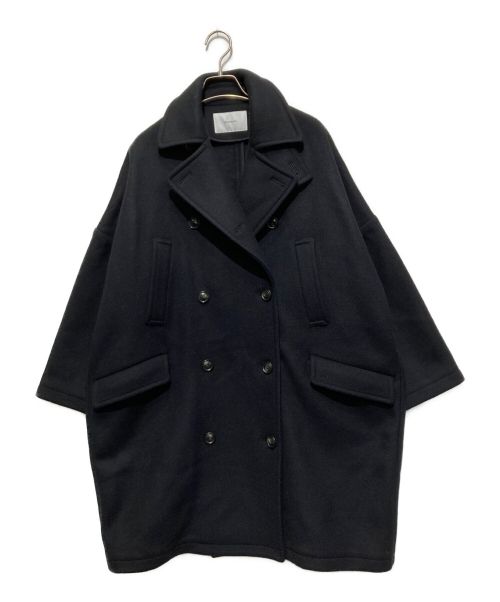 FRAMeWORK（フレームワーク）FRAMeWORK (フレームワーク) ロングPコート ブラック サイズ:SIZE 36の古着・服飾アイテム
