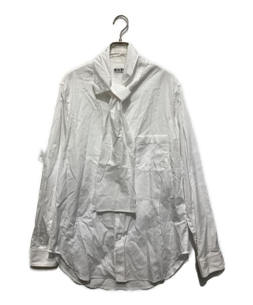 s'yte（サイト）s'yte (サイト) BROAD STOLE COLLAR SHIRT ホワイト サイズ:SIZE 3の古着・服飾アイテム
