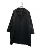 YOKO CHANヨーコチャン）の古着「ベルテッドドレスコート」｜ブラック