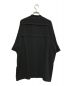 ENFOLD (エンフォルド) PEライトジョーゼット 3/4 Sleeve SH/シャツ ブラック サイズ:38 未使用品：22800円