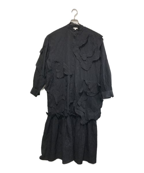 ENFOLD（エンフォルド）ENFOLD (エンフォルド) DISTORTED-PART DRESS ブラック サイズ:38の古着・服飾アイテム