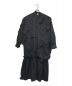 ENFOLD（エンフォルド）の古着「DISTORTED-PART DRESS」｜ブラック