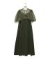 Ameri VINTAGE（アメリヴィンテージ）の古着「PUFF TULLE TOP LAYERED DRESS」｜グリーン