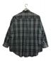 Graphpaper (グラフペーパー) Sheer Check Oversized Regular Collar Shirt グレー サイズ:F：14800円