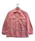 MIU MIU（ミュウミュウ）の古着「Logo-print Denim Jacket In Rosa」｜ピンク