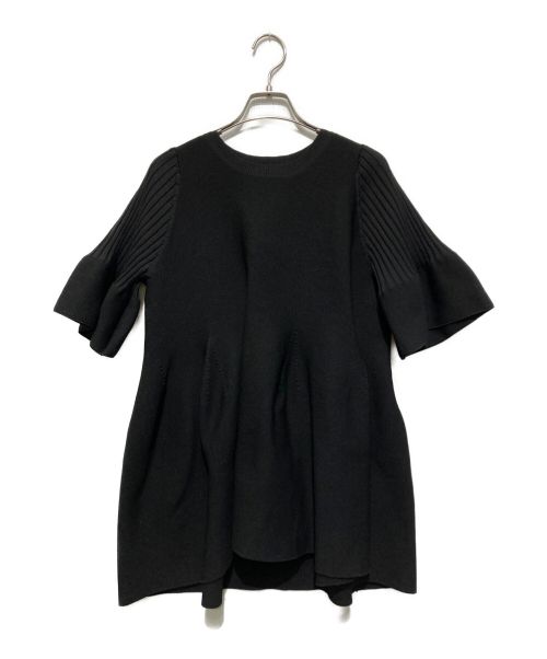 CADUNE（カデュネ）CADUNE (カデュネ) ニットチュニック ブラック サイズ:36の古着・服飾アイテム