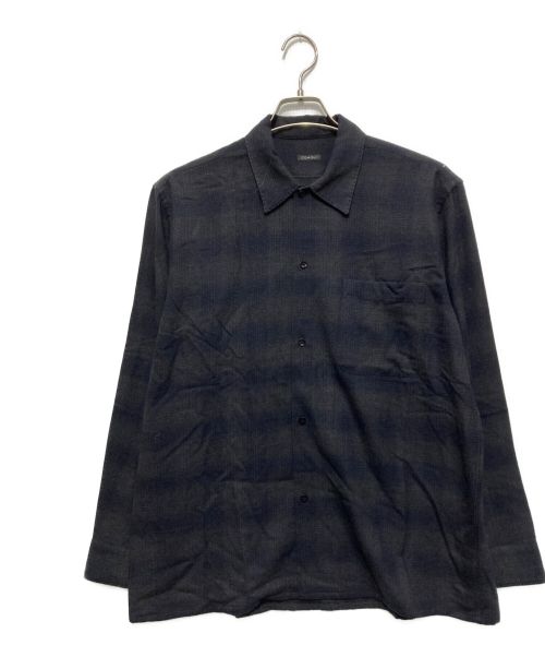 COMOLI（コモリ）COMOLI (コモリ) ウールシャツ ブラック サイズ:1の古着・服飾アイテム