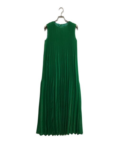 Ameri（アメリ）AMERI (アメリ) SPUN ORGANDY PLEATS DRESS グリーン サイズ:Mの古着・服飾アイテム