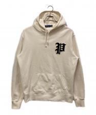 POLO RALPH LAUREN (ポロ・ラルフローレン) ゴシッPロゴプルオーバーパーカー アイボリー サイズ:SIZE L
