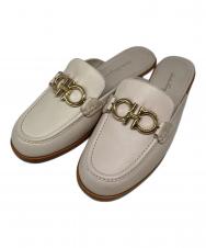 Salvatore Ferragamo (サルヴァトーレ フェラガモ) VIGGIO ミュール アイボリー サイズ:6C