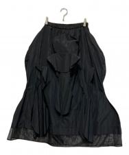 ENFOLD (エンフォルド) DEEP SKIRT/ディープ スカート ブラック サイズ:M（38）