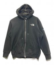 THE NORTH FACE (ザ ノース フェイス) スクエアロゴフルジップ ブラック サイズ:S