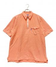 NIGEL CABOURN (ナイジェルケーボン) アングローバル期 ハーフジップシャツ オレンジ サイズ:2