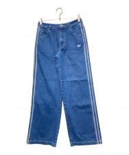 adidas (アディダス) スリーストライプス トラックパンツ インディゴ サイズ:2530INC 未使用品
