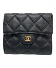 CHANEL (シャネル) コンパクトウォレット ブラック