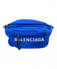 BALENCIAGA (バレンシアガ) ウィール ウエストバッグ ブルー