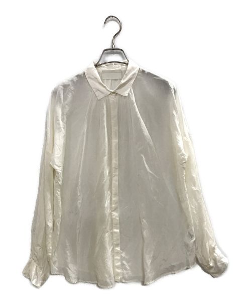 enrica（エンリカ）enrica (エンリカ) シルク混シャツ ホワイト サイズ:38の古着・服飾アイテム