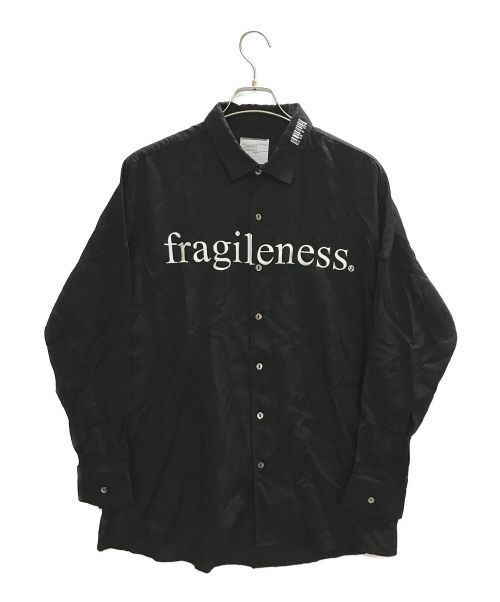 SHAREEF（シャリーフ）SHAREEF (シャリーフ) fragileness BIG SHIRTS ブラック サイズ:SIZE 1の古着・服飾アイテム