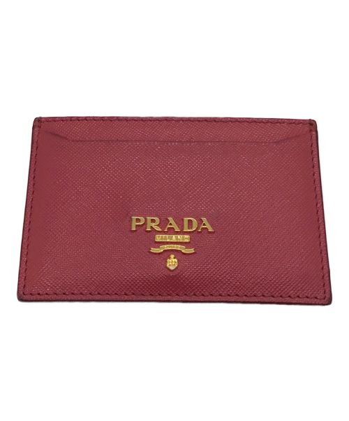 PRADA（プラダ）PRADA (プラダ) カードケース ピンクの古着・服飾アイテム