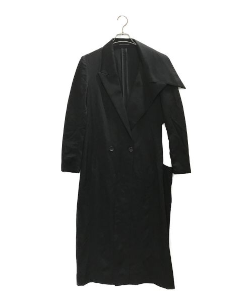 YOHJI YAMAMOTO（ヨウジヤマモト）YOHJI YAMAMOTO (ヨウジヤマモト) 変形ロングコート ブラック サイズ:SIZE 1の古着・服飾アイテム