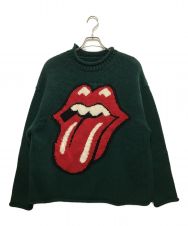 The Rolling Stones×crepuscule (ザ・ローリングストーンズ×クレプスキュール) Classic Tongue knit グリーン サイズ:2