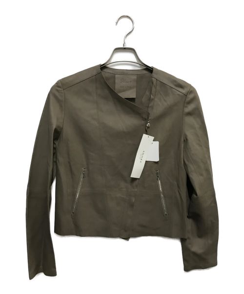 ADORE（アドーア）ADORE (アドーア) レザージャケット ブラウン サイズ:SIZE Mの古着・服飾アイテム