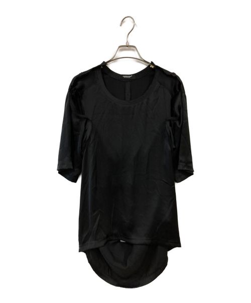 UNDERCOVER（アンダーカバー）UNDERCOVER (アンダーカバー) ダメージドレープブラウス ブラック サイズ:1の古着・服飾アイテム