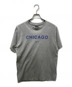 NIKEナイキ）の古着「シカゴセンタースウッシュTシャツ」｜グレー