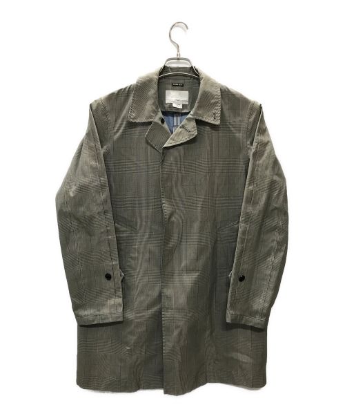nanamica（ナナミカ）nanamica (ナナミカ) GORE-TEX Soutien Collar Coat -Glen Check- グレー サイズ:XSの古着・服飾アイテム