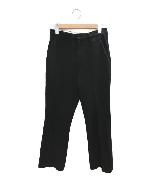 YLEVE（イレーヴ）YLEVE (イレーヴ) シルクフレアパンツ ブラック サイズ:1の古着・服飾アイテム