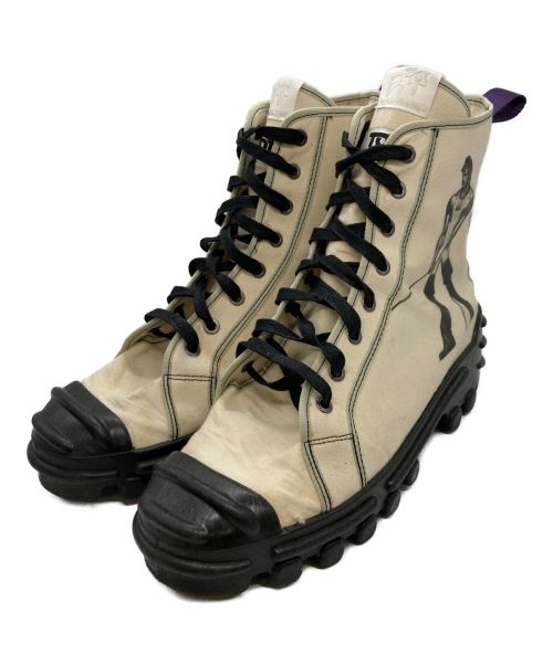 Eytys（エイティス）Eytys (エイティーズ) Tom Of Finland Rare Lace Up Boots アイボリー サイズ:43の古着・服飾アイテム