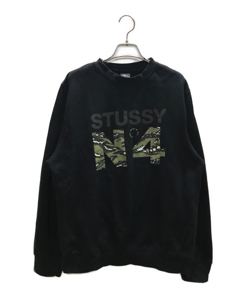 stussy（ステューシー）stussy (ステューシー) スウェット ブラック サイズ:Ｌの古着・服飾アイテム