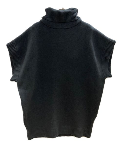 RIM.ARK（リムアーク）RIM.ARK (リムアーク) Hood design knit vest ネイビー サイズ:Ｆｒｅｅの古着・服飾アイテム