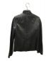 DKNY (ダナキャランニューヨーク) ラムレザージャケット ブラック サイズ:４：5800円