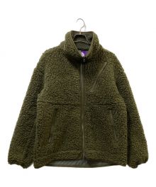 THE NORTHFACE PURPLELABEL（ザ・ノースフェイス パープルレーベル）の古着「Wool Boa Fleece Field Jacket and Long Coat」｜カーキ