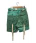 sacai (サカイ) Cotton Nylon Oxford Shorts グリーン サイズ:2 未使用品：18000円
