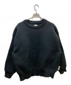 Name.ネーム）の古着「POLYESTER OVERSIZED KNIT SWEATER」｜ブラック