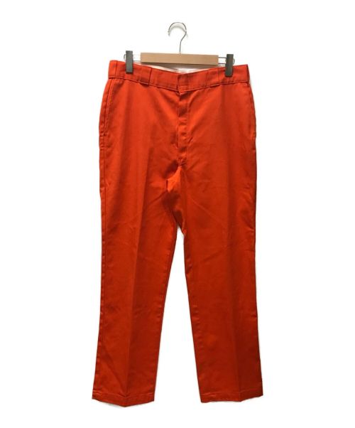 Dickies（ディッキーズ）Dickies (ディッキーズ) ワークパンツ オレンジ サイズ:W34L32の古着・服飾アイテム