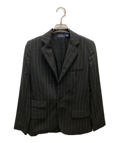 POLO RALPH LAUREN（ポロ・ラルフローレン）POLO RALPH LAUREN (ポロ・ラルフローレン) テーラードジャケット ブラック サイズ:O　150/80Aの古着・服飾アイテム