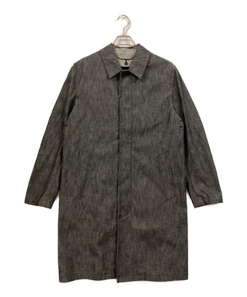MACKINTOSH（マッキントッシュ）MACKINTOSH (マッキントッシュ) ライナー付 デニムステンカラーコート ブラック サイズ:38の古着・服飾アイテム