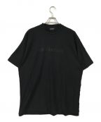 BALENCIAGAバレンシアガ）の古着「ロゴ刺繍Tシャツ」｜ブラック