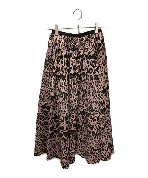 OBLI（オブリ）OBLI (オブリ) ピンクレオパードスカート ピンク サイズ:1の古着・服飾アイテム