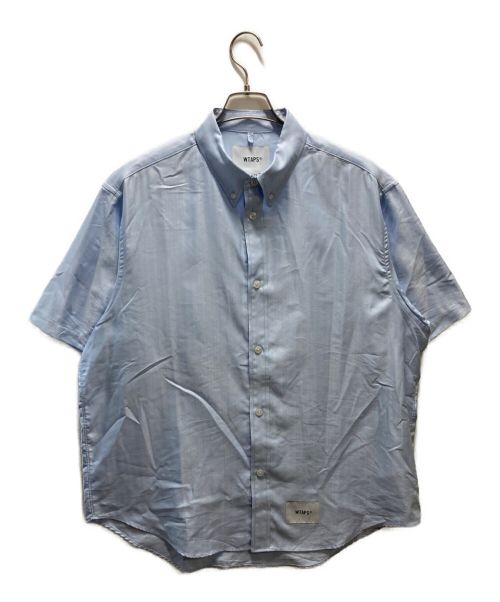WTAPS（ダブルタップス）WTAPS (ダブルタップス) ヘリンボーンシャツ ブルー サイズ:X 03の古着・服飾アイテム