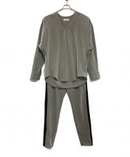 rin (リン) Hockey Dolman Shirts ＆ Line Slims Pants グレー サイズ:XL