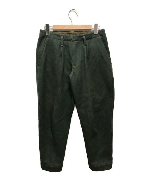 KOLOR（カラー）KOLOR (カラー) C.W Denim Cropped Pants グリーン サイズ:1の古着・服飾アイテム