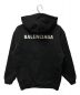 BALENCIAGA (バレンシアガ) Black Logo Medium Fit Hoodie/ブラックロゴミディアムフィットフーディー ブラック サイズ:XS：59800円