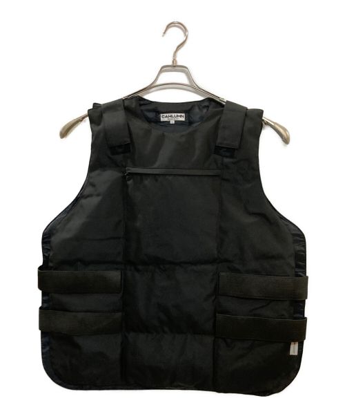 CAHLUMN（カウラム）CAHLUMN (カウラム) Tactical Thinsulate Vest ブラック サイズ:Ｌの古着・服飾アイテム