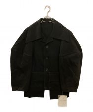 YOHJI YAMAMOTO (ヨウジヤマモト) ワイドスリーブ ジャケット ブラック サイズ:XS